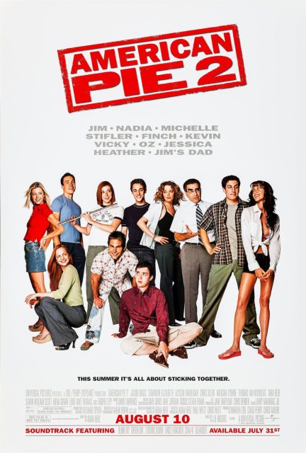 American Pie 2. 12 Affiche Poster de American Pie 2 avec Jason Biggs et Alyson Hannigan 2001