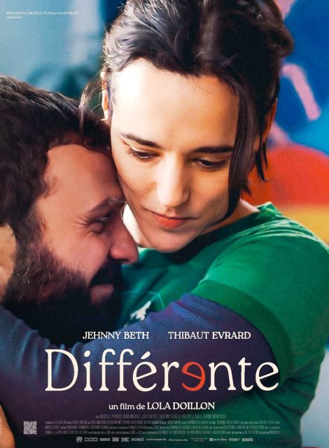 Différente. 1 Affiche Poster de Différente avec Jehnny Beth et Thibaut Evrard 2025