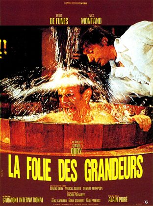 Affiche Poster de La folie des grandeurs avec Louis de Funès et Yves Montand 1971