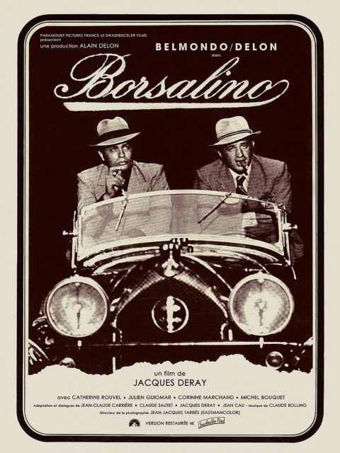 Borsalino - Streaming. 1 Affiche Poster de Borsalino avec Jean-Paul Belmondo Alain Delon et André Bollet 1970