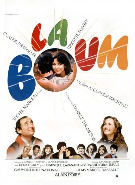 La Boum - Streaming. 1 Affiche Poster de La Boum avec Sophie Marceau Brigitte Fossey et Claude Brasseur 1980