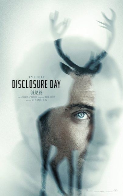 Disclosure Day - Photos et affiches. 5 Affiche Poster de Disclosure Day avec Emily Blunt Josh O'Connor et Colin Firth 2026