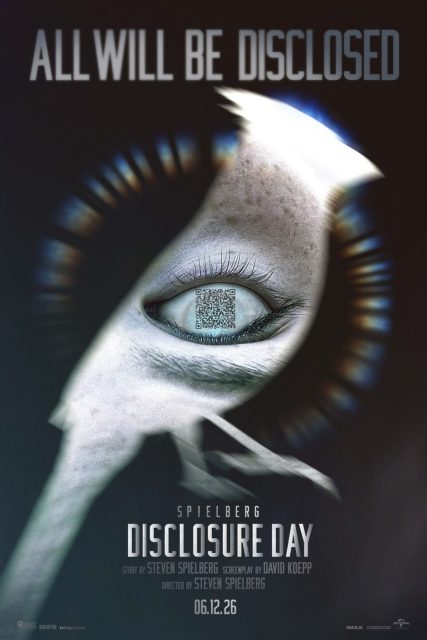 Disclosure Day - Photos et affiches. 7 Affiche Poster de Disclosure Day avec Emily Blunt Josh O'Connor et Colin Firth 2026