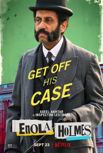Enola Holmes - Photos et affiches. 7 Affiche Poster de Enola Holmes avec Millie Bobby Brown et Henry Cavill 2020