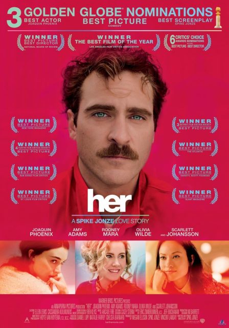 Her. 16 Affiche Poster de Her avec Joaquin Phoenix 2013