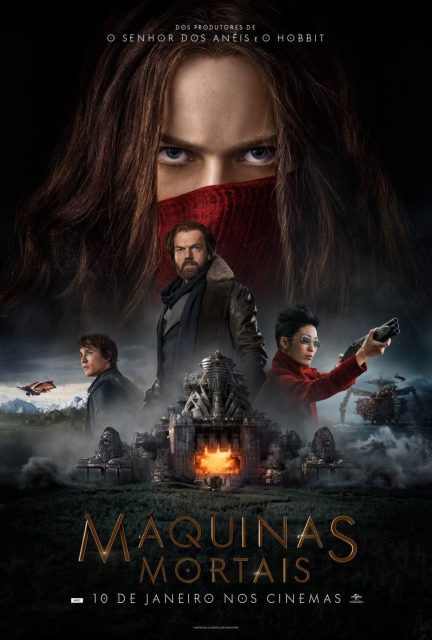 Mortal Engines - Photos et affiches. 11 Affiche Poster de Mortal Engines avec Hera Hilmar Robert Sheehanet Hugo Weaving 2018
