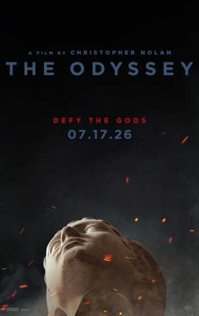 L'Odyssée - Photos et affiches. 6 Affiche Poster de L'Odyssée Odyssey avec Matt Damon Tom Holland et Anne Hathaway 2026