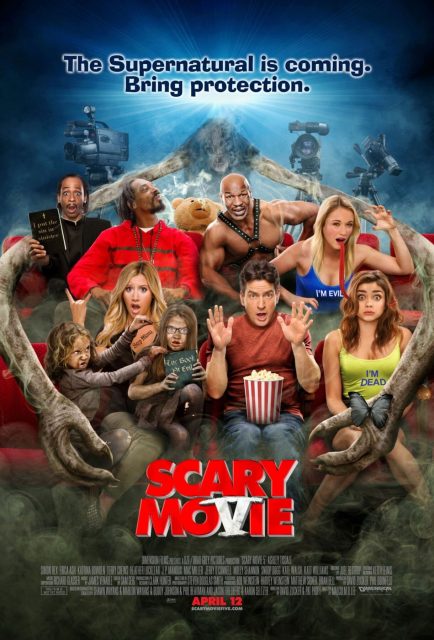 Scary Movie 5 - Photos et affiches. 1 Affiche Poster de Scary Movie 5 avec Ashley Tisdale et Simon Rex 2013