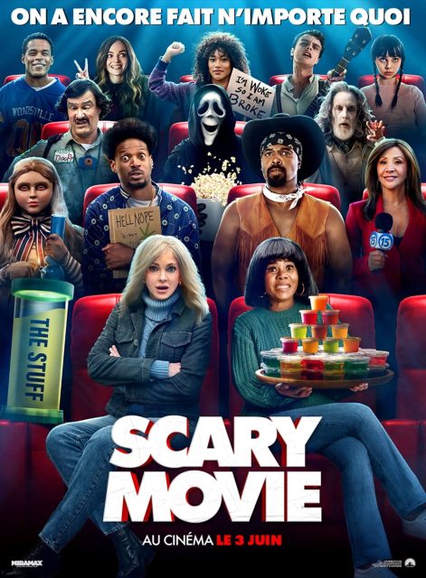 Scary Movie (2026). 1 Affiche Poster de Scary Movie avec Anna Faris Regina Hall et Marlon Wayans 2026