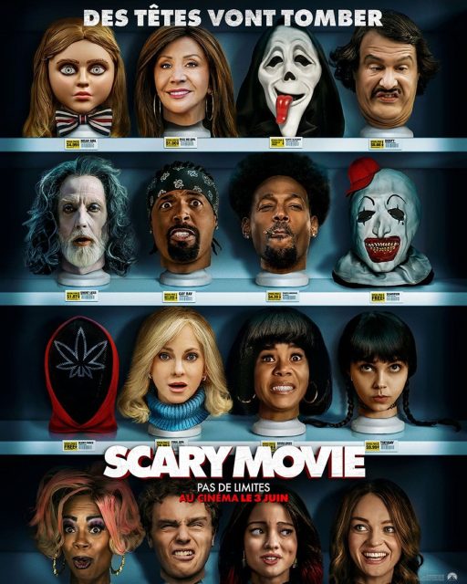 Scary Movie (2026) - Photos et affiches. 2 Affiche Poster de Scary Movie avec Anna Faris Regina Hall et Marlon Wayans 2026