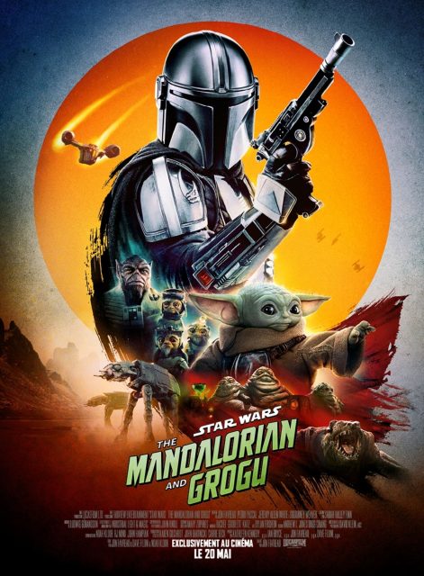 The Mandalorian and Grogu - Streaming. 1 Affiche Poster de Star Wars : The Mandalorian and Grogu avec Pedro Pascal et Sigourney Weaver 2026