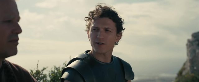 L'Odyssée - Photos et affiches. 22 Matt Damon Tom Holland et Anne Hathaway dans L'Odyssée Odyssey 2026