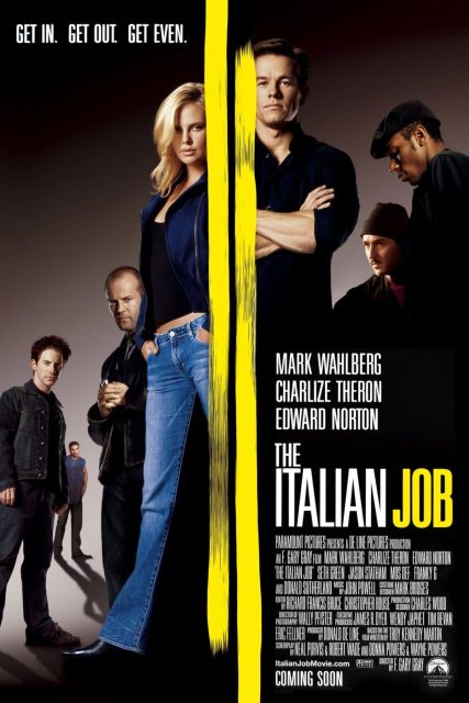 Braquage à l'italienne - Photos et affiches. 2 Affiche Poster de Braquage à l'italienne Italian Job avec Mark Wahlberg Jason Statham et Charlize Theron 2003