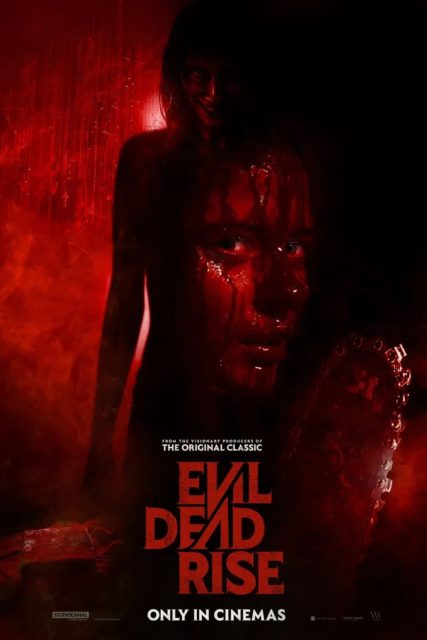 Evil Dead Rise - Photos et affiches. 5 Affiche Poster de Evil Dead Rise avec Alyssa Sutherland et Lily Sullivan 2023