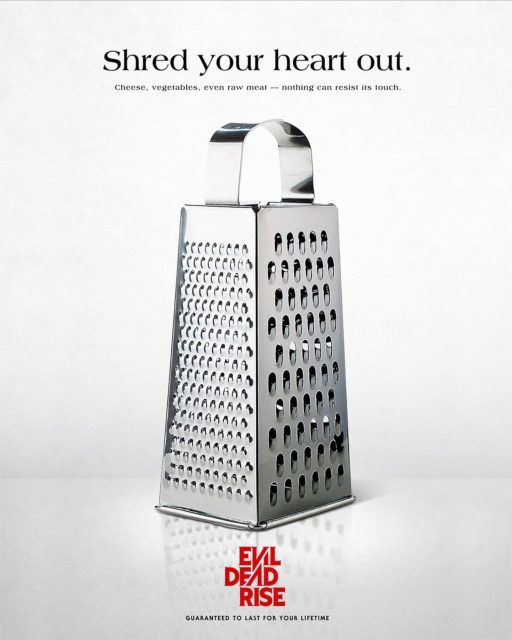 Evil Dead Rise - Photos et affiches. 8 Affiche Poster de Evil Dead Rise avec Alyssa Sutherland et Lily Sullivan 2023