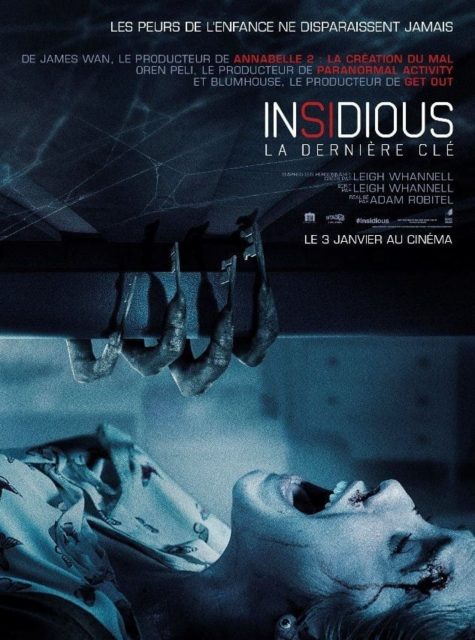 Insidious : la dernière clé. 1 Affiche Poster de Insidious : la dernière clé Last Key avec Lin Shaye 2018