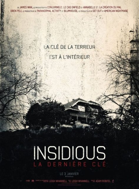 Insidious : la dernière clé - Photos et affiches. 2 Affiche Poster de Insidious : la dernière clé Last Key avec Lin Shaye 2018