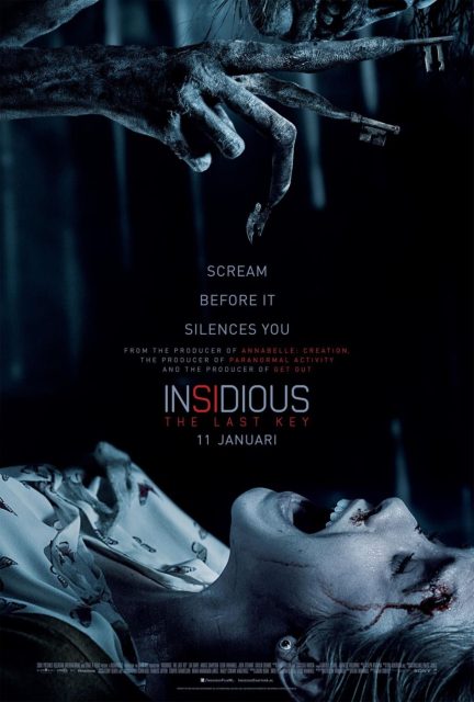 Insidious : la dernière clé - Photos et affiches. 3 Affiche Poster de Insidious : la dernière clé Last Key avec Lin Shaye 2018