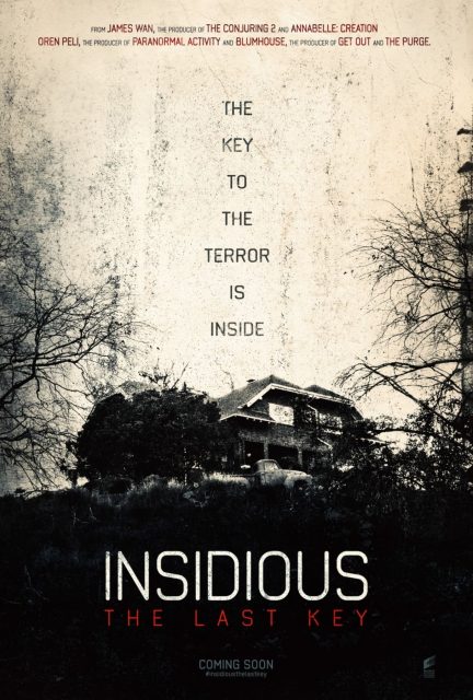 Insidious : la dernière clé - Photos et affiches. 4 Affiche Poster de Insidious : la dernière clé Last Key avec Lin Shaye 2018