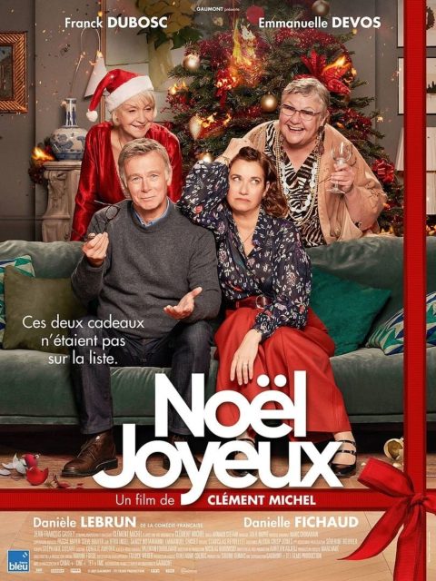 Noël Joyeux - Streaming. 1 Affiche Poster de Noël Joyeux avec Franck Dubosc Emmanuelle Devos et Danièle Lebrun 2023