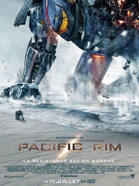 Pacific Rim. 15 Affiche Poster de Pacific Rim avec Charlie Hunnam Rinko Kikuchi et Idris Elba 2013