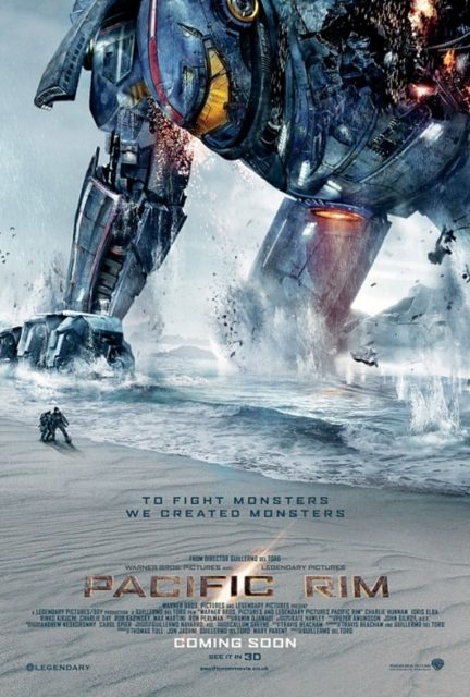 Pacific Rim. 17 Affiche Poster de Pacific Rim avec Charlie Hunnam Rinko Kikuchi et Idris Elba 2013