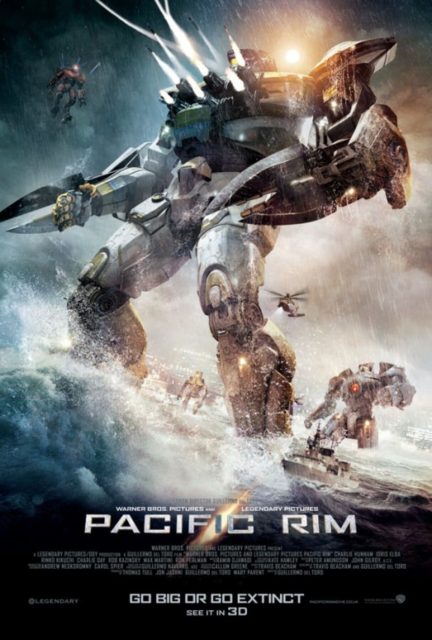 Pacific Rim. 19 Affiche Poster de Pacific Rim avec Charlie Hunnam Rinko Kikuchi et Idris Elba 2013