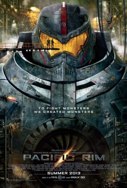 Pacific Rim. 20 Affiche Poster de Pacific Rim avec Charlie Hunnam Rinko Kikuchi et Idris Elba 2013