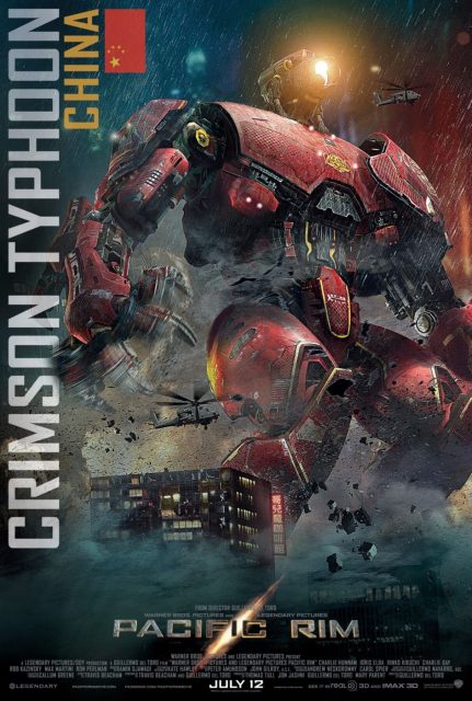Pacific Rim. 25 Affiche Poster de Pacific Rim avec Charlie Hunnam Rinko Kikuchi et Idris Elba 2013