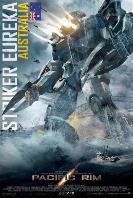 Pacific Rim. 26 Affiche Poster de Pacific Rim avec Charlie Hunnam Rinko Kikuchi et Idris Elba 2013