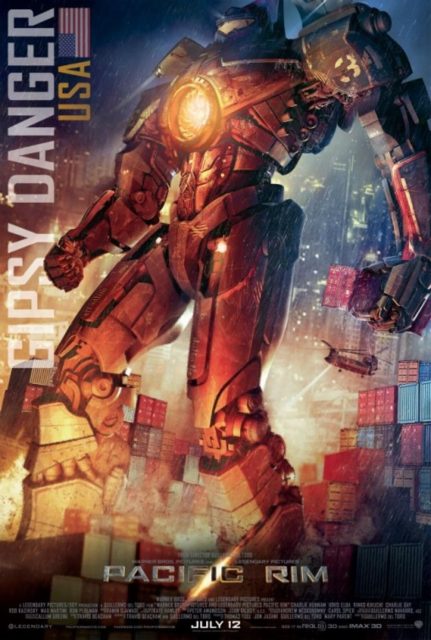 Pacific Rim. 27 Affiche Poster de Pacific Rim avec Charlie Hunnam Rinko Kikuchi et Idris Elba 2013