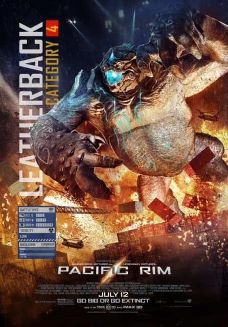 Pacific Rim. 28 Affiche Poster de Pacific Rim avec Charlie Hunnam Rinko Kikuchi et Idris Elba 2013