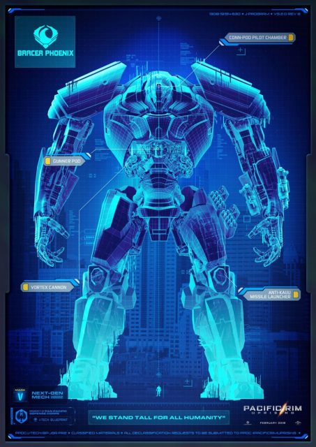 Pacific Rim: Uprising - Photos et affiches. 15 Affiche Poster de Pacific Rim: Uprising avec John Boyega Scott Eastwood et Cailee Spaeny 2018