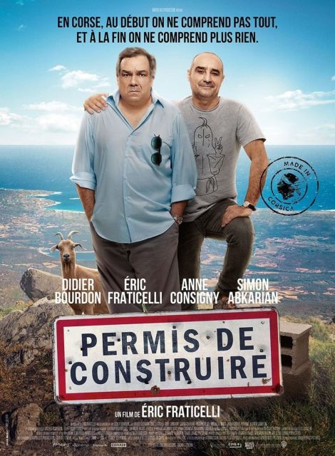 Permis de construire - Streaming. 1 Affiche Poster de Permis de construire avec Didier Bourdon Eric Fraticelli et Anne Consigny 2022