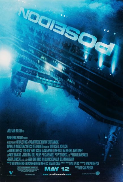 Poséidon - Photos et affiches. 2 Affiche Poster de Poséidon avec Kurt Russell Josh Lucas et Emmy Rossum 2018