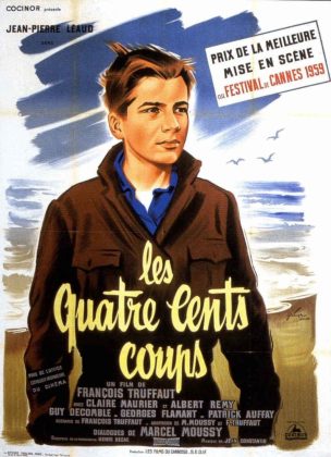 Affiche Poster de Les 400 coups avec Jean-Pierre Léaud Claire Maurier et Albert Rémy 1959
