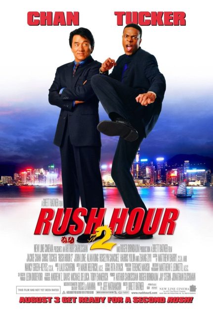 Rush Hour 2 - Photos et affiches. 2 Affiche Poster de Rush Hour 2 avec Jackie Chan et Chris Tucker 2001