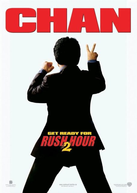 Rush Hour 2 - Photos et affiches. 4 Affiche Poster de Rush Hour 2 avec Jackie Chan et Chris Tucker 2001