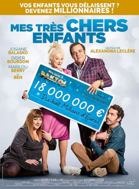 Mes très chers enfants - Streaming. 1 Affiche Poster de Mes très chers enfants avec Josiane Balasko Didier Bourdon et Marilou Berry 2021