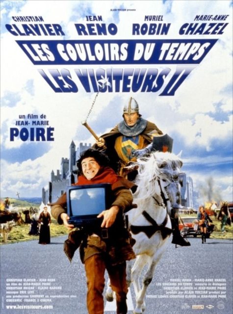 Les Visiteurs 2 : les couloirs du temps - Streaming. 1 Affiche Poster de Les Visiteurs 2 : les couloirs du temps avec David Talbot Jean Reno et Christian Clavier 1998