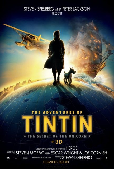 Les aventures de Tintin : le secret de la Licorne - Photos et affiches. 4 Affiche Poster de Les aventures de Tintin : le secret de la Licorne 2011