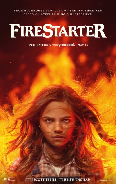 Firestarter - Photos et affiches. 2 Affiche Poster de Firestarter avec Zac Efron et Ryan Kiera Armstrong 2022