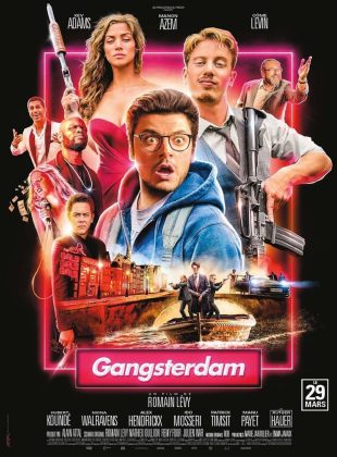 Affiche Poster de Gangsterdam avec Kev Adams Manon Azem et Côme Levin 2017