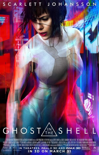 Ghost in the Shell - Photos et affiches. 3 Affiche Poster de Ghost in the Shell avec Scarlett Johansson 2000