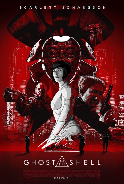 Ghost in the Shell - Photos et affiches. 5 Affiche Poster de Ghost in the Shell avec Scarlett Johansson 2000