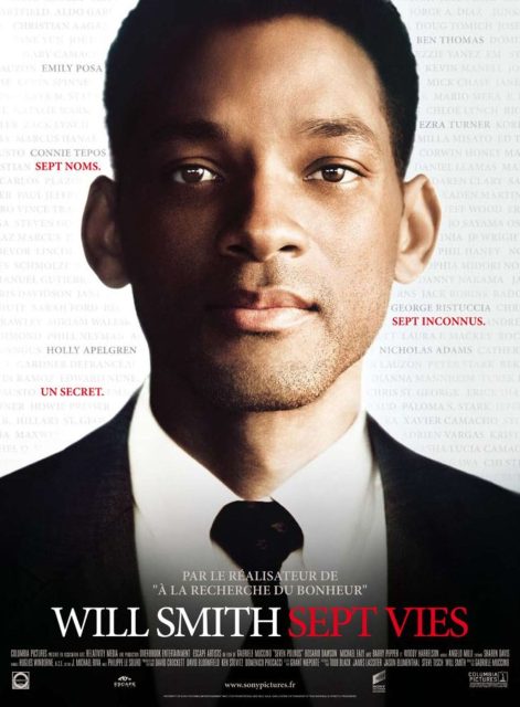 Sept vies - Streaming. 1 Affiche Poster de Sept vies Seven pounds avec Will Smith Rosario Dawson et Woody Harrelson 2008