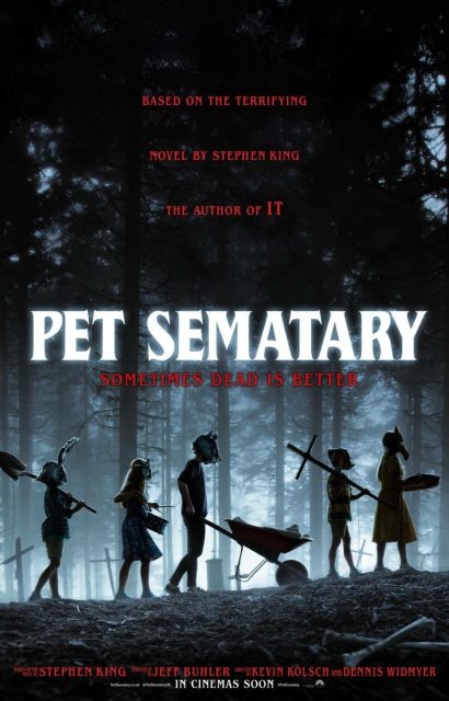Simetierre (2019) - Photos et affiches. 3 Affiche Poster de Simetierre Pet Sematary avec Jason Clarke Amy Seimetz et John Lithgow 2019
