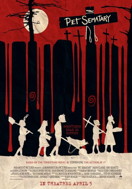 Simetierre (2019) - Photos et affiches. 7 Affiche Poster de Simetierre Pet Sematary avec Jason Clarke Amy Seimetz et John Lithgow 2019
