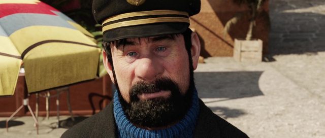 Les aventures de Tintin : le secret de la Licorne. 4 Scène dans Les aventures de Tintin : le secret de la Licorne 2011