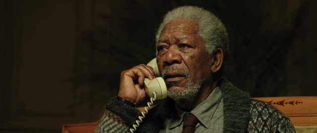 Lucy. 4 Scarlett Johansson et Morgan Freeman dans Lucy 2014